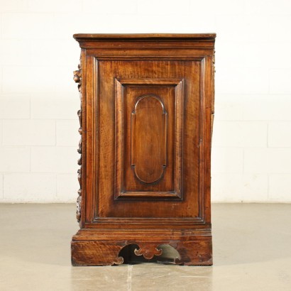 Lombard Baroque Chest Of Drawers Walnut Silver Fir Italy 18th Century