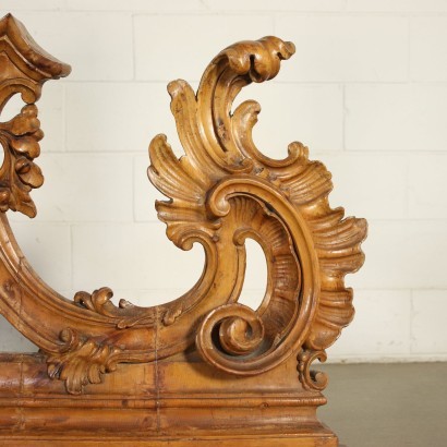 Paire de Balustrades Baroque Pin Italie XVIII Siècle