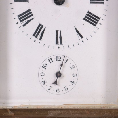 Travel Clock With Case Gilded Bronce 19th Century