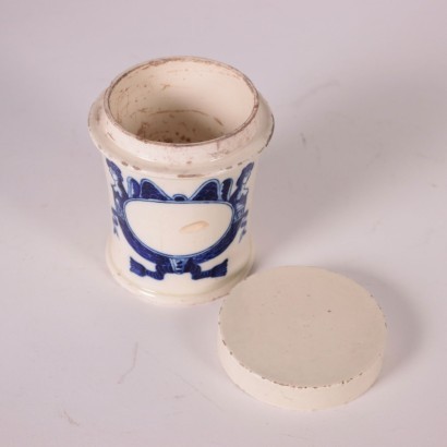 antiquariato, vaso, antiquariato vaso, vaso antico, vaso antico italiano, vaso di antiquariato, vaso neoclassico, vaso del 800,Gruppo di Barattoli in Ceramica Maiolica