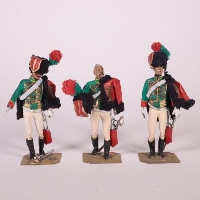Group of Tin Soldiers With Case Lead Europe 20th Century