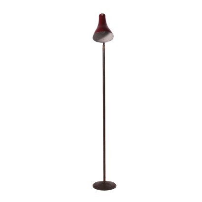 Lampadaire Laiton Alluminium - Italie Années 1950