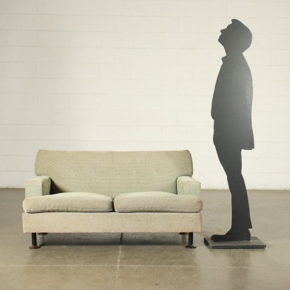 Square Sofa by Artflex Foam Fabric - Italy 1980s-1990s