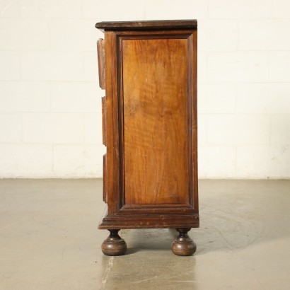 Bedside Table Made With Ancient Wood Italy 20th Century