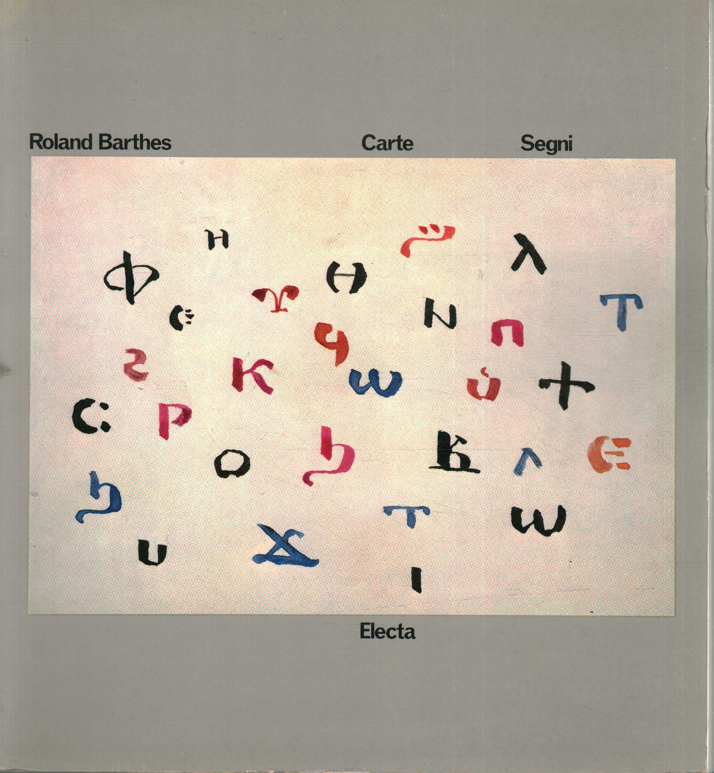 Carte Segni, Roland Barthes