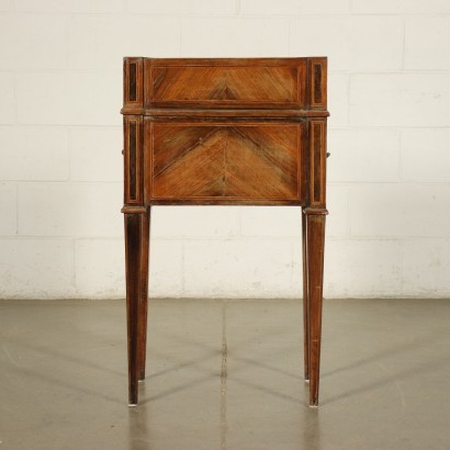 Neo-Classical Ligurian Bedside Table Marble Pine Marple Italy 18th Cen