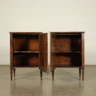 Pair of Neo-Classical Lombard Bedside Table Italy 18th Century