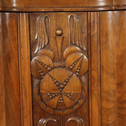 Pair of Liberty Bedside Tables Marble Italy 20th Century