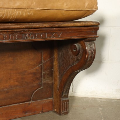 Pair of Benches Walnut Italy 18th-20th Century