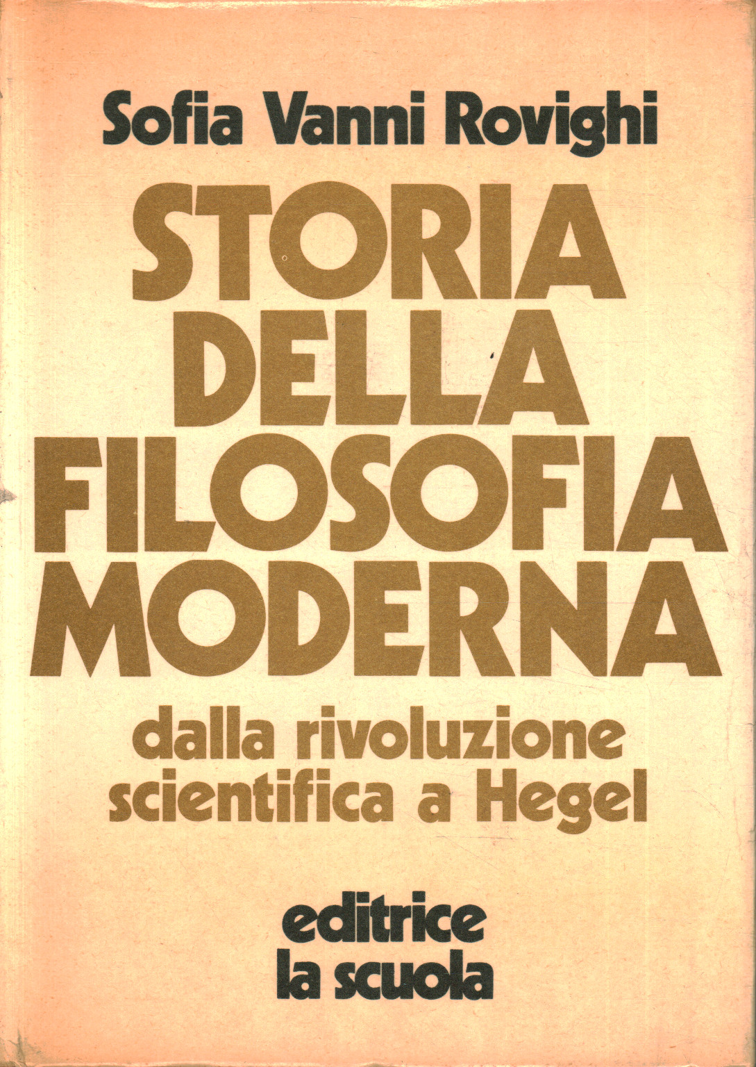 Historia de la filosofía moderna, Sofia Vanni Rovighi