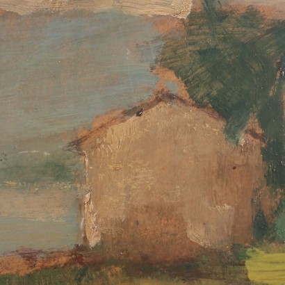 Raul Viviani Oil on Cardboard 20th Century