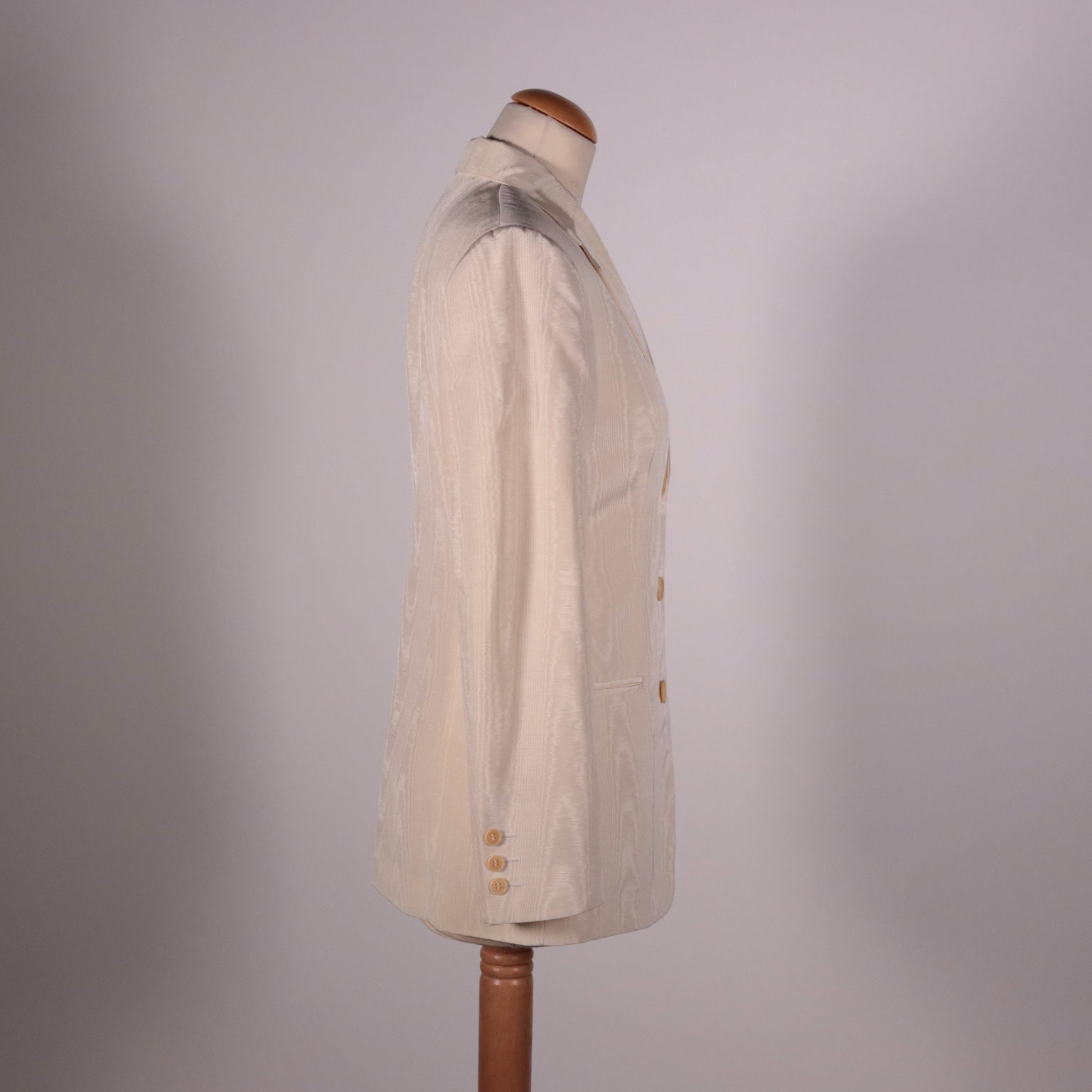 Vintage Oliver By Valentino Cream Jacket Cotton Viscosa