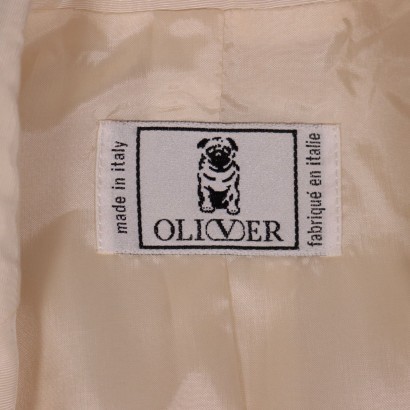 #vintage #abbigliamentovintage #abitivintage #vintagemilano #modavintage ,Giacca Vintage Crema Oliver Valentino