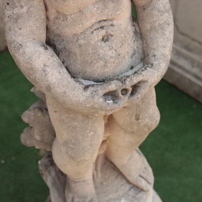 antigüedades, piedras, antigüedades de piedra, piedras antiguas, piedras italianas antiguas, piedra antigua, piedra neoclásica, piedra del siglo XIX, Garden Putto in Vicenza Stone