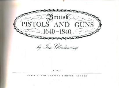 British pistols and guns 1640-1840