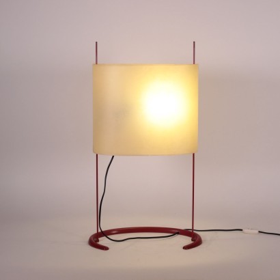 Lamp Arteluce Rizzato Enamelled Metal Synthetic Fibre Milan Italy 1980