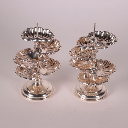 A.Cesa S.C. Salt Shakers Silver Alexandria 20th Century