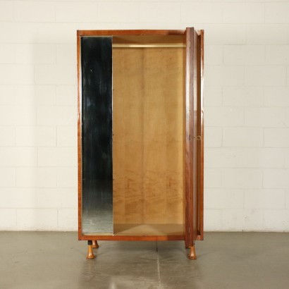 Cabinet Teak Veneer Mirror Italy 1960s