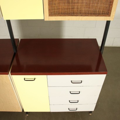 Cupboard Formica Metal Italy 1960s