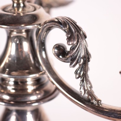 Pair of Silver Candelabra