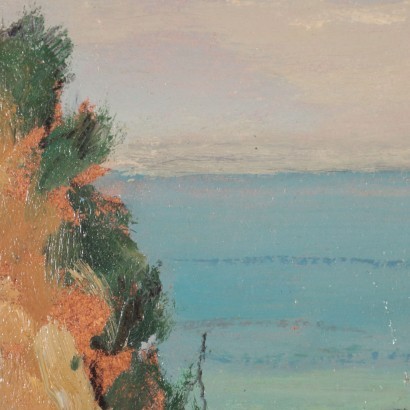 art, art italien, peinture italienne du XXe siècle, Paysage de Raul Viviani, Sorrento, Raul Viviani