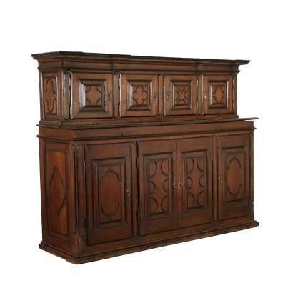 Credenza con Alzata Barocco Piemontese