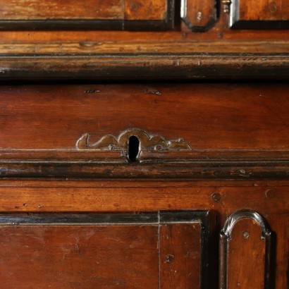 Piedmontese Baroque Cupboard With Extension Italy 17th Century