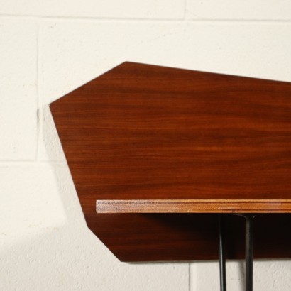 Console Mahogany Veneer Italy 1950s 1960s