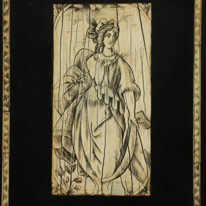 antiquariato, altri mobili, antiquariato altri mobili, altri mobili antichi, altri mobili antichi italiani, altri mobili di antiquariato, altri mobili neoclassici, altri mobili del 800,Stipo Ebano e Avorio