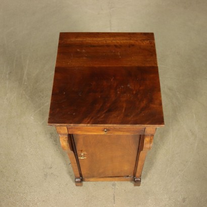 Restoration Bedside Table Walnut Italy 18th Century