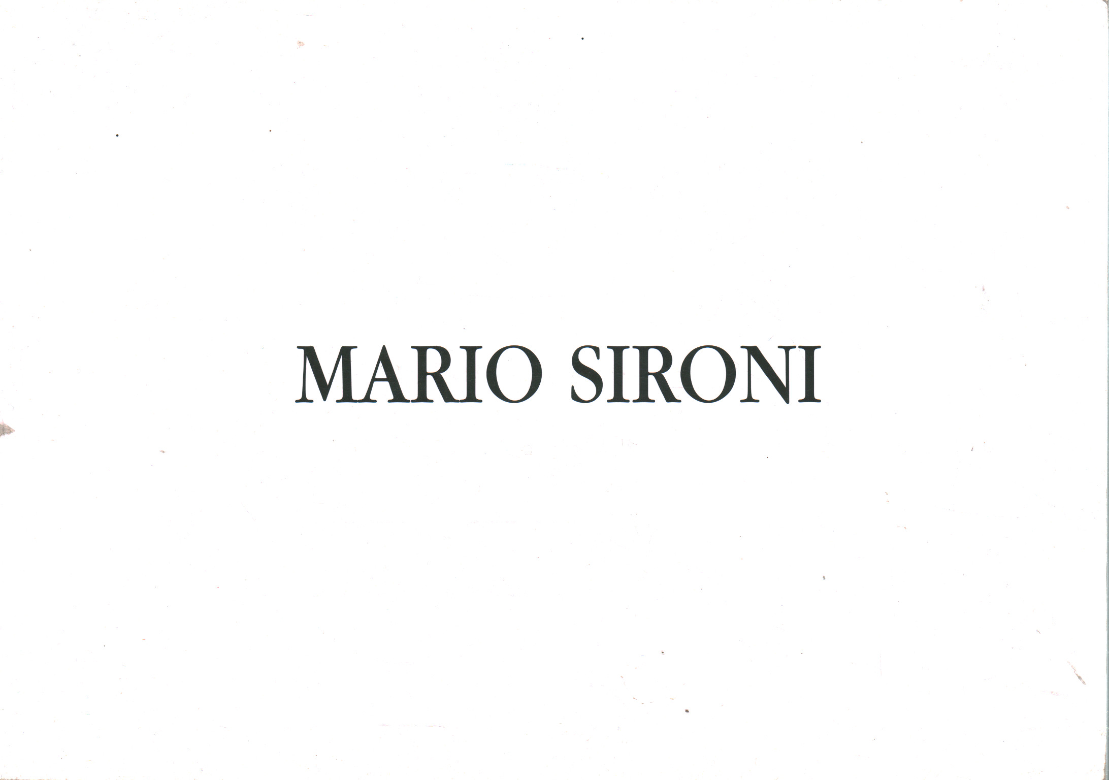 Mario Sironi. Unveröffentlichte Werke von The People of Italy, Barbara Sarfatti