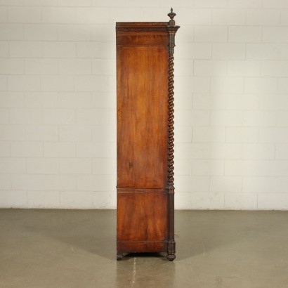 Umbertine Wardrobe Walnut Italy 19th Century