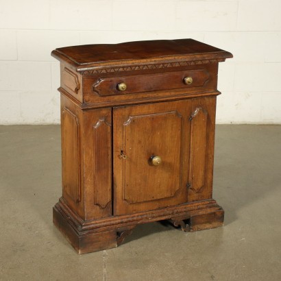 Emilian Baroque Cabinet With Wall Unit Walnut Italy 18th Century