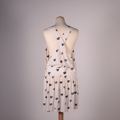 marc jacobs, moda, vestido, ropa de mujer, segunda mano, vestido blanco y azul de Marc Jacobs