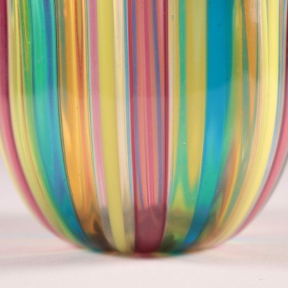 Handkerchief Vase Blown Glass Murano Italy 20th Century