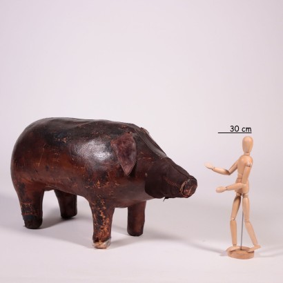 Leather Piggy Italy 20th Century