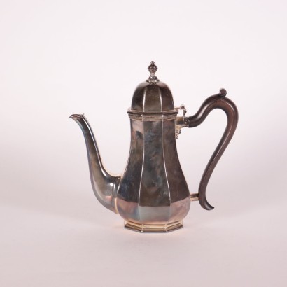 Silver Teapot By Dabbene Manifacture Milan 20th Century