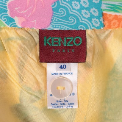 Jupe Floral Kenzo Soie - France