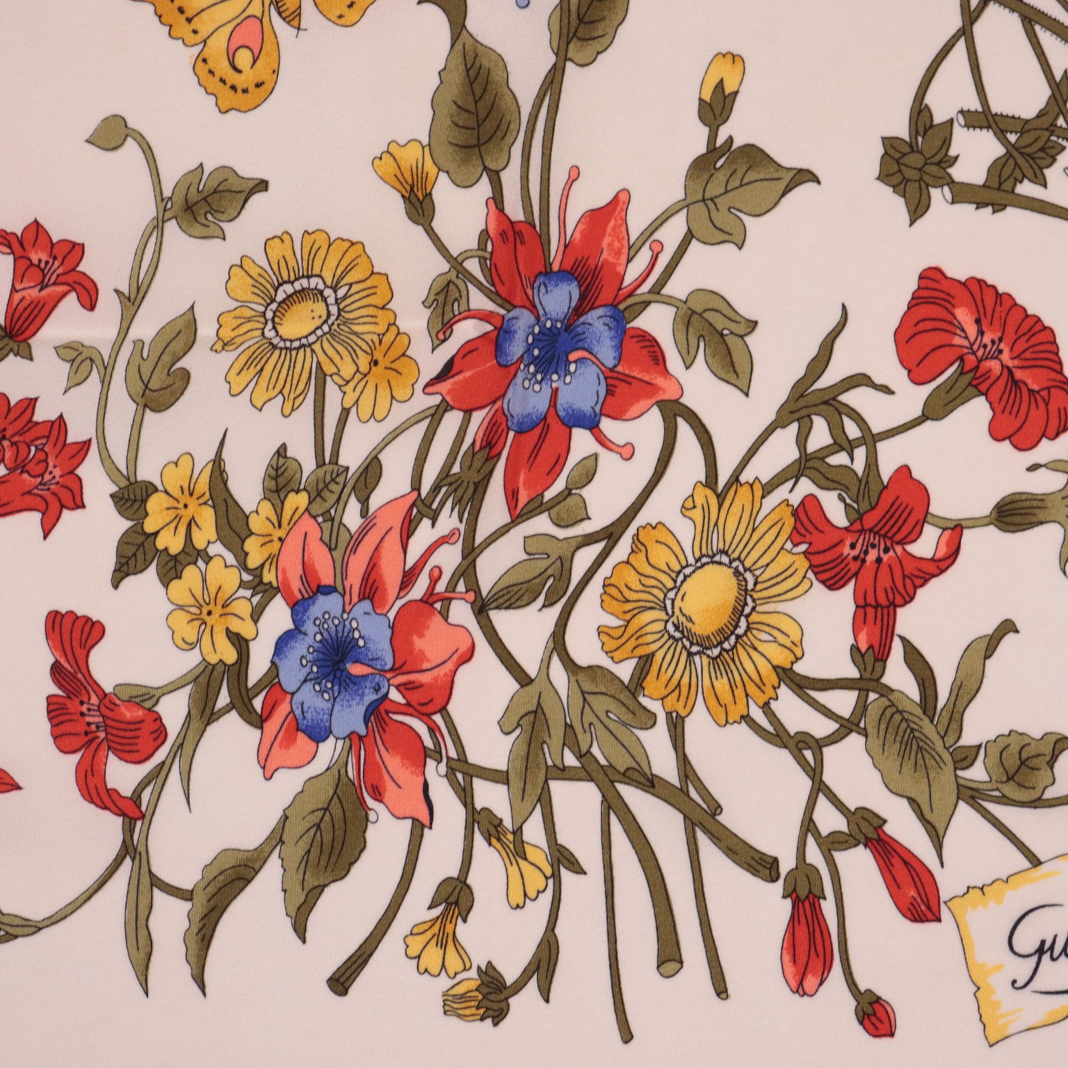 Scarpe gucci shop con fiori