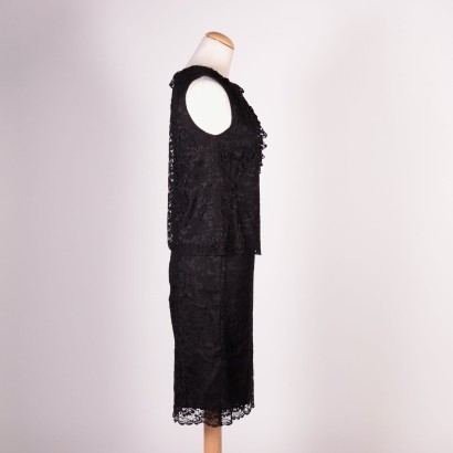 Max&Co Black Lace Suit Italy