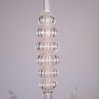 Chandelier Blown Glass Murano Italy 20th Century