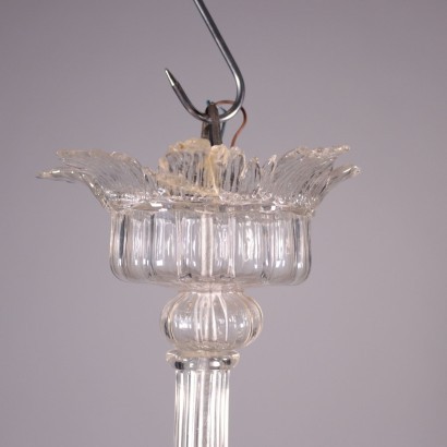 Chandelier Blown Glass Murano Italy 20th Century