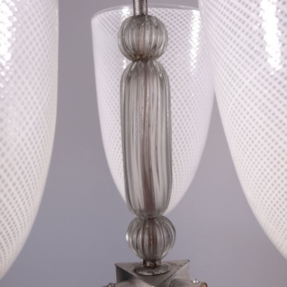 Lamp In The Style Of Venini Blown Glass Italy 1940s 1950s