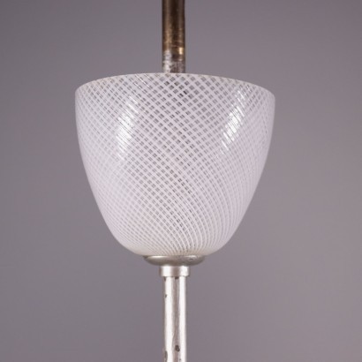 Lamp In The Style Of Venini Blown Glass Italy 1940s 1950s