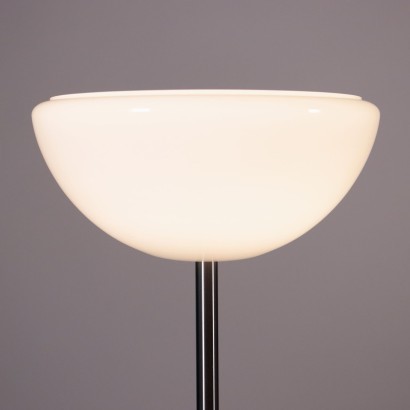 Lamp Achille Pier Giacomo Castiglioni Opal Glass Metal Marble 1970s