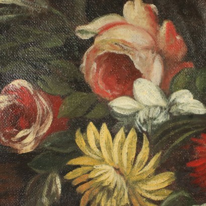 Pair of still lifes with flowers