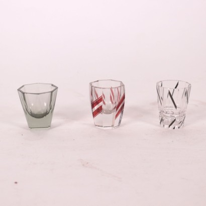 Lot de 23 Verres Dépoli - Europe XIX-XX Siècle