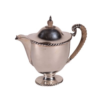 Silver teapot