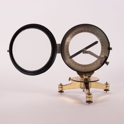 Brass Inclinometer \"Dip Circle\" England 20th Century