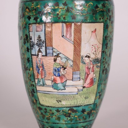 antiquariato, vaso, antiquariato vaso, vaso antico, vaso antico italiano, vaso di antiquariato, vaso neoclassico, vaso del 800,Coppia di Vasi a Balaustro